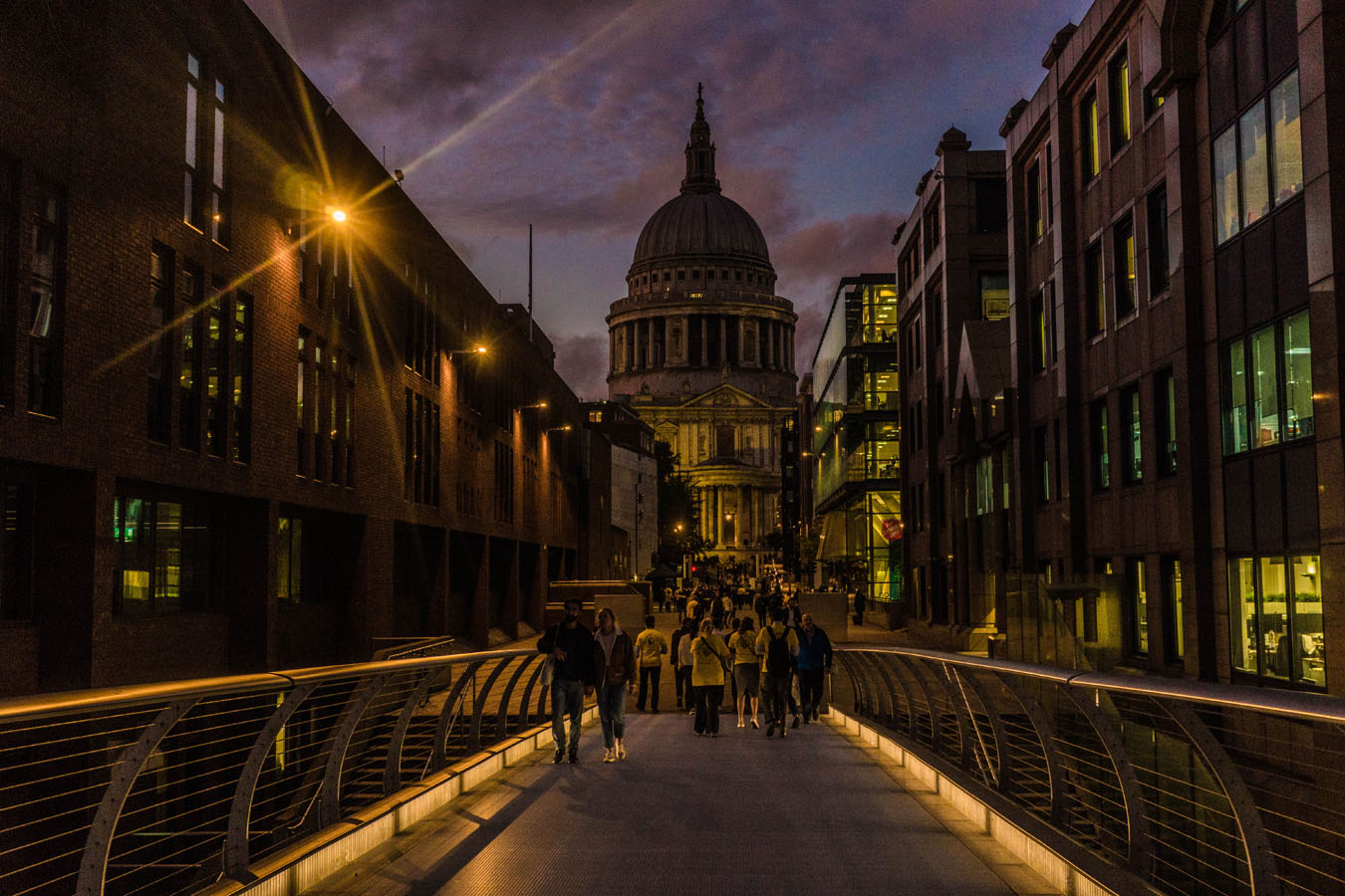 Night View of St. Paul's Cathedral London