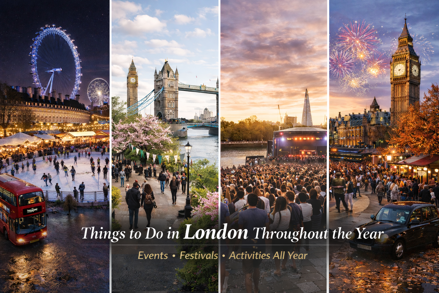 Things to Do in London Throughout the Year – Events, Festivals and Activities